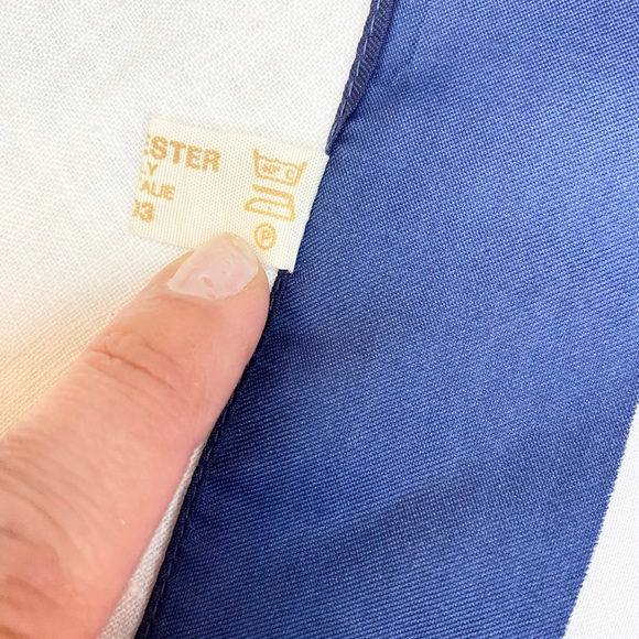 Vintage Patricia Dumont Colour Block Scarf - Picture 4 of 7